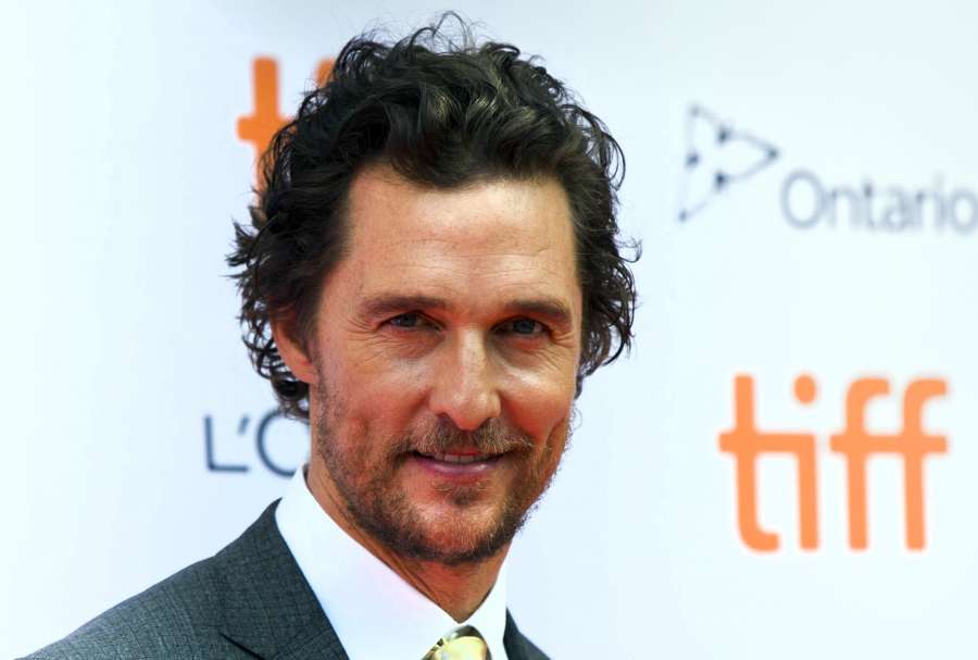 TORONTO, Sept. 12, 2016 (Xinhua) -- Actor Matthew McConaughey attends the world premiere of the film "Sing" at Princess of Wales Theatre during the 41st Toronto International Film Festival in Toronto, Canada, Sept. 11, 2016. (Xinhua/Zou Zheng/IANS) by .