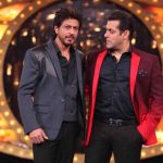 Mumbai: Actors Shah Rukh Khan with Salman Khan on the sets of Bigg Boss season 10 during the promotion of film Raees in Mumbai on Jan 20, 2017. (Photo: (IANS) by .