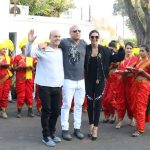 Mumbai: Filmmaker D J Caruso actors Vin Diesel and Deepika Padukone coming out from Kalina Airport in Mumbai on January 12, 2017. Vin Diesel is visiting India for the promotions of his film xXx - Return of Xander Cage. (Photo: IANS)