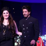 Mumbai: Actor Shah Rukh Khan and fashion designer Archhar Kochar during her Fashion Show in Mumbai on Jan 7, 2017. (Photo: IANS)