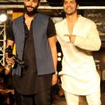 Mumbai: Fashion designer Kunal Rawal and actor Varun Dhawan during the Lakme Fashion Week Summer/Resort 2017 in Mumbai on Feb 1, 2017. (Photo: IANS) by .