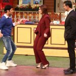 Mumbai: Stand-up comedian Kapil Sharma, actors Huma Qureshi and Akshay Kumar during the promotion of film Jolly LLB 2 on the sets of The Kapil Sharma Show in Mumbai, on Jan 31, 2017. (Photo: IANS) by .