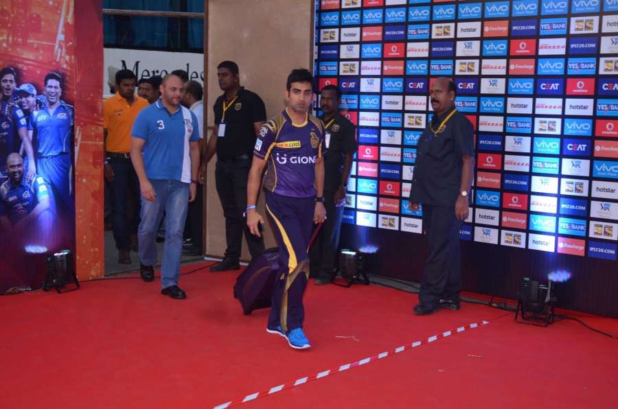 Mumbai: Indian cricketer Gautam Gambhir arrive for the opening ceremony of the Indian Premier League 2016, in Mumbai on April 8, 2016. (Photo: IANS) by .