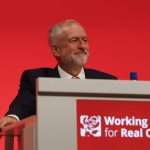 LIVERPOOL, Sept. 25, 2016 (Xinhua) -- Leader of Britain's main opposition Labour Party Jeremy Corbyn attends the Labour Party Annual Conference in Liverpool, Britain, on Sept. 25, 2016. The Labour Party Annual Conference is held in Liverpool from Sept. 25 to Sept. 28. (Xinhua/Han Yan/IANS) by .
