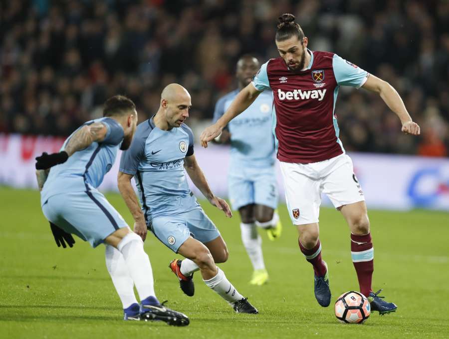 (SP)BRITAIN-LONDON-SOCCER-FA CUP-WEST HAM UNITED VS MAN CITY by .