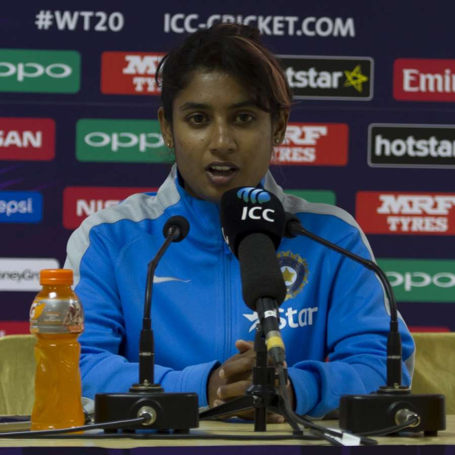 Dharamsala: Indian cricket (women's) captain Mithali Raj addresses a press conference in Dharamsala on March 21, 2016. (Photo: IANS) by .