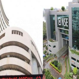 Mumbai: A view of Bombay Stock Exchange (BSE) and National Stock Exchange (NSE). (File Photo: IANS) by .