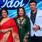 Mumbai: Actress Vidya Balan on the sets of Sony TV's singing reality show Indian Idol season 9 to promote her film Begum Jaan in Mumbai on March 21, 2017. (Photo: IANS) by .
