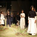 New Delhi: Models walk the ramp during Amazon India Fashion Week - Autumn Winter's opening show "The Handloom School", in New Delhi, on March 15, 2017. (Photo: Amlan Paliwal/IANS) by .