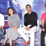 New Delhi: Actors Akshay Kumar, Tapsee Pannu, Manoj Bajpayee and Anupam Kher during the Promotional Interview of film "Naam Shabana" in New Delhi on March 19,2017. (Photo: Amlan Paliwal/IANS) by .