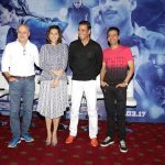 New Delhi: Actors Akshay Kumar, Tapsee Pannu, Manoj Bajpayee and Anupam Kher during the Promotional Interview of film "Naam Shabana" in New Delhi on March 19,2017. (Photo: Amlan Paliwal/IANS) by .
