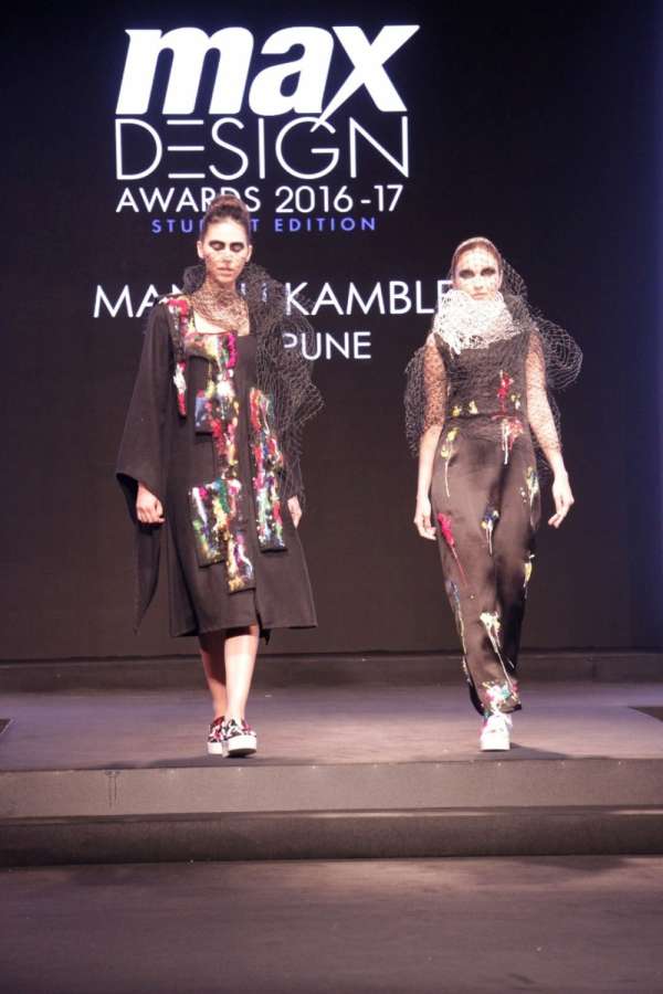 Mumbai: A Model walks the ramp during the grand finale of Max Design Awards 2016-17 in Mumbai, on March 23, 2017. (Photo: IANS) by .