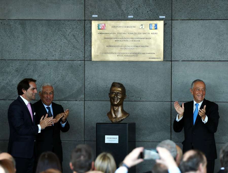 (SP)PORTUGAL-FUNCHAL-AIRPORT RENAMING CEREMONY-CRISTIANO RONALDO by .