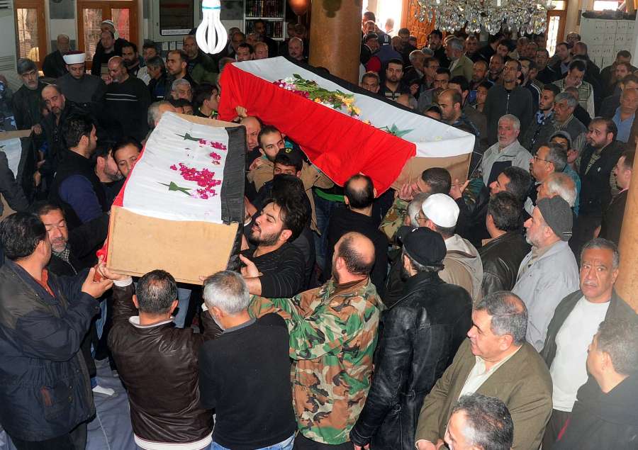 SYRIA-DAMASCUS-BOMBING-VICTIMS-SOLDIERS-FUNERAL by .