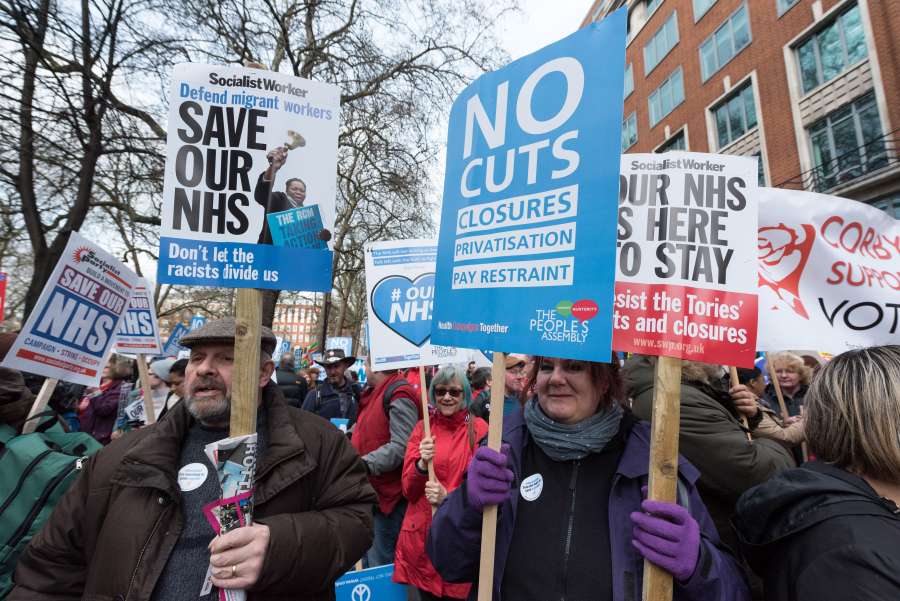 BRITAIN-LONDON-NATIONAL HEALTH SERVICE-PROTEST by .