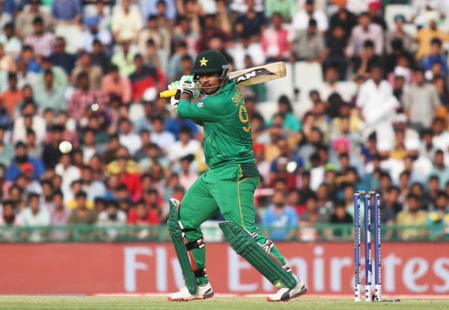 Mohali: Pakistan`s batsman Sharjeel Khan in action during a WT20 match between Australia and Pakistan at Punjab Cricket Association IS Bindra Stadium in Mohali, on March 25, 2016. (Photo: Surjeet Yadav/IANS) by .