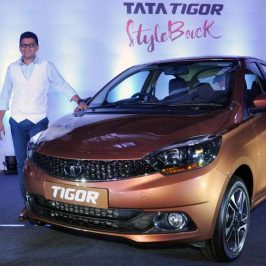 Kolkata: Tata Motors Head Marketing (Passenger Vehicles Business Unit) Vivek Srivatsa at the launch of "Tigor" in Kolkata, on March 31, 2017. (Photo: Kuntal Chakrabarty/IANS) by .