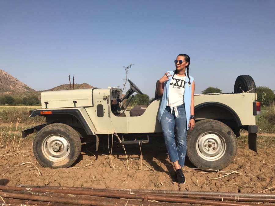 Actress Neha Dhupia on the sets of Roadies. (Photo: IANS) by .