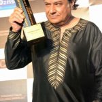 Mumbai: Singer Anup Jalota with the Dadasaheb Phalke award trophy in Mumbai on April 21, 2017. Anup Jalota was given Dada Saheb Phalke award for "Bhajan Samrat". (Photo: Sandeep Mahankal/IANS) by .