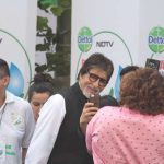 Mumbai: Actor Amitabh Bachchan during NDTV Dettol Banega Swachh India programme in Mumbai on April 20, 2017. (Photo: IANS) by .