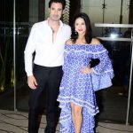 Mumbai: Actress Sunny Leone along with her husband Daniel Weber during fashion designer Maheka Mirpuri summer collection in Mumbai on April 8, 2017. (Photo: IANS) by .