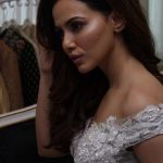 Mumbai: Actress Sana Khan during the summer collection spring summer of Fashion designers Dimple and Amrin collection from London and Paris fashion week in Mumbai on April 21, 2017. (Photo: IANS) by .