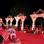 Udaipur: The venue of wedding of Nepalese businessman and industrialist Binod Chaudhary's son Varun and jeweller Rajkumar Tongya's daughter Anushree in Udaipur, Rajasthan on April 28, 2017. Sri Lankan Prime Minister Ranil Wickremesinghe, superstar Salman Khan, ace fashion designer J.J. Valaya, filmmaker Muzaffar Ali were among the prominent personalities who attended the wedding. (Photo: IANS) by .