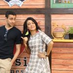Mumbai: Actors Imran Khan and Mini Mathur during the on location shoot of The Mini Truck food show in Mumbai on April 1, 2017. (Photo: IANS) by .