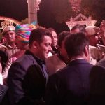 Udaipur: Superstar Salman Khan at the venue of wedding of Nepalese businessman and industrialist Binod Chaudhary's son Varun and jeweller Rajkumar Tongya's daughter Anushree in Udaipur, Rajasthan on April 28, 2017. Sri Lankan Prime Minister Ranil Wickremesinghe, superstar Salman Khan, ace fashion designer J.J. Valaya, filmmaker Muzaffar Ali were among the prominent personalities who attended the wedding. (Photo: IANS) by .
