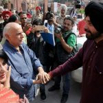 Amritsar: Filmmaker Mahesh Bhatt with Punjab Minister Navjot Singh Sidhu during his visit to Partition Museum, at Town Hall, in Amritsar on April 14, 2017. (Photo: IANS) by .