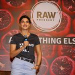 Mumbai: Actress Jacqueline Fernandez during the launch of Raw Pressery juice brand in Mumbai on April 17, 2017. (Photo: IANS) by .