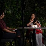 Mumbai: Actress Vidya Balan live in Conversation with Renil Abraham in Mumbai on April 5, 2017. (Photo: IANS) by .