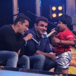Mumbai: Actor Salman Khan and Sohail Khan during the promotion of film Tubelight on the sets of Zee TV`s musical reality Sa Re Ga Ma Pa Li`l Champshow in Mumbai, on May 30, 2017. (Photo: IANS) by .