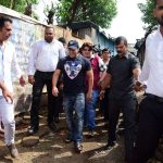 Mumbai: Actor Salman Khan during a programme organised to hand over "public utility toilets" to people of Madras Pada in Mumbai on June 9, 2017. (Photo: IANS) by .