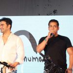 Mumbai: Actors Salman Khan and Arbaaz Khan during the launch of Being Human electric bicycles in Mumbai on June 5, 2017. (Photo: IANS) by .