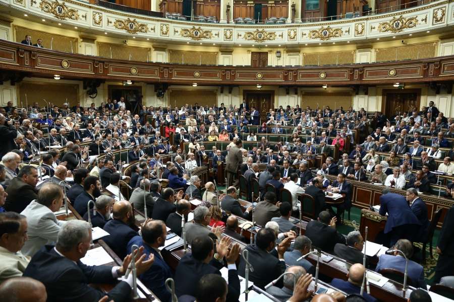 CAIRO, June 14, 2017 (Xinhua) -- Egyptian parliament members attend a voting session in Cairo, Egypt, on June 14, 2017. The Egyptian parliament approved in a final vote on Wednesday a controversial deal under which Egypt is to transfer two Red Sea islands to Saudi Arabia, the Egyptian state TV reported. The approval came during a general session that was held earlier in the day following the approval of the parliament's defense and national security committee. The parliament's legislative committee passed it on Tuesday. (Xinhua/Ahmed Gomaa/IANS) by .