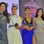Mumbai: Actresses and mentors Dipannita Sharma (East Zone), Neha Dhupia (North Zone), Parvathy Omanakuttan (South Zone) and Waluscha de Sousa (West Zone) during the grand finale of fbb Femina Miss India 2017 in Mumbai, on June 25, 2017. (Photo: IANS) by .