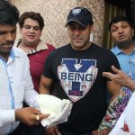 Mumbai: Actor Salman Khan during a programme organised to hand over "public utility toilets" to people of Madras Pada in Mumbai on June 9, 2017. (Photo: IANS) by .
