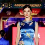 BEIJING, June 6, 2017 (Xinhua) -- A model presents a creation of Suzhou embroidery from designer NEÂ·TIGER during a fashion show on China intangible cultural heritage at Prince Gong's Mansion in Beijing, capital of China, June 5, 2017. (Xinhua/Cheng Min by .