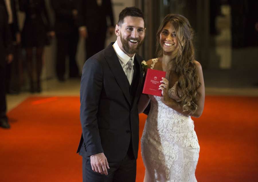 (SP)ARGENTINA-ROSARIO-SOCCER-MESSI-WEDDING by .