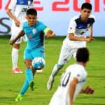 Sunil Chhetri of India in action against Kyrgyz Republic during an AFC Asian Cup UAE 2019 qualifying match in Bengaluru on June 13, 2017. (Photo: IANS) by .