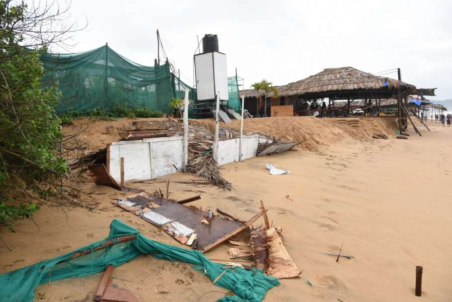 Goa: Destruction caused by Cyclone Ockhi in Goa on Dec 5, 2017. (Photo: IANS) by .
