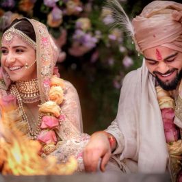 Florence (Italy): Indian cricket captain Virat Kohli gets married to actress Anushka Sharma in Florence, Italy on Dec 11, 2017. Virat and Anushka, who have been together for four years, chose the luxury heritage resort Borgo Finocchieto, a little over 100 km away from Florence, for their wedding. by .