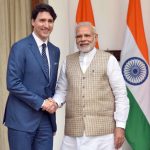 New Delhi: Prime Minister Narendra Modi with Canadian Prime Minister Justin Trudeau during a meeting at Hyderabad House, in New Delhi on Feb 23, 2018. (Photo: IANS/PIB) by .