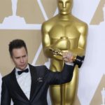 LOS ANGELES, March 5, 2018 (Xinhua) -- Actor Sam Rockwell poses after winning the Best Supporting Actor award for his role in "Three Billboards outside Ebbing, Missouri" at press room of the 90th Academy Awards at the Dolby Theater in Los Angeles, the United States, on March 4, 2018. (Xinhua/Li Ying/IANS) by .