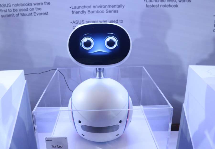 New Delhi: Asus Zenbo robot on display at a demo zone, during a programme where Flipkart announced its partnership with Asus, in New Delhi on April 17, 2018. (Photo: IANS) by .
