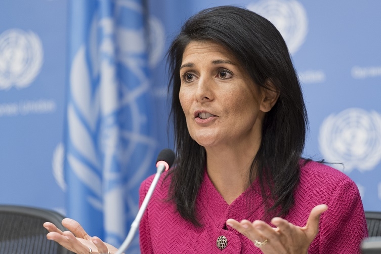 Nikki Haley, the United States Permanent Representative to the United Nations. (Photo: UN/IANS) by .
