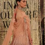 New Delhi: Actress Aditi Rao Hydari walk the ramp for designer Tarun Tahiliani at India Couture Week 2018 in New Delhi on July 25, 2018. (Photo: Amlan Paliwal/IANS) by .