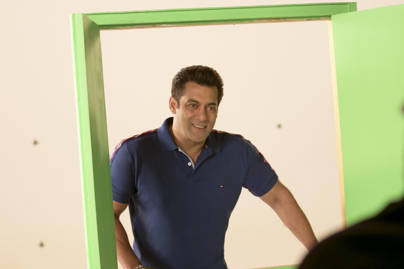 Mumbai: Actor Salman Khan during the shooting of a promo for his upcoming television show "10 Ka Dum" in Mumbai on Feb 14, 2018. (Photo: IANS) by .