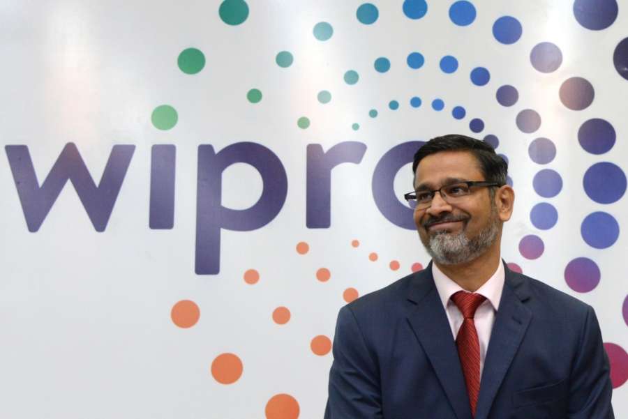 Bengaluru: Wipro CEO Abidali Z. Neemuchwala during a press conference organised to announce Q1 financial results of FY 2018-19 in Bengaluru, on July 20, 2018. (Photo: IANS) by .